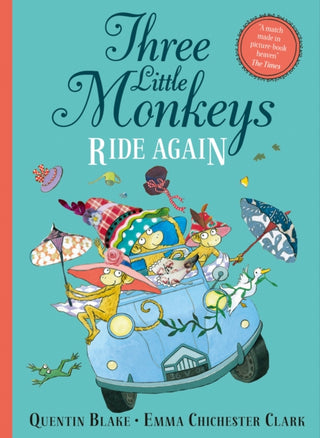 Cover image for 9780008243692 - Three Little Monkeys Ride Again