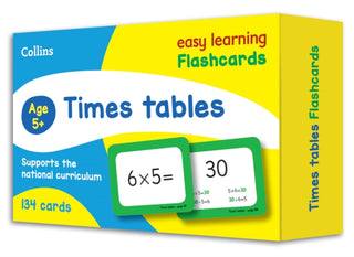 Supplemental image for 9780008281502 - Times Tables Flashcards
