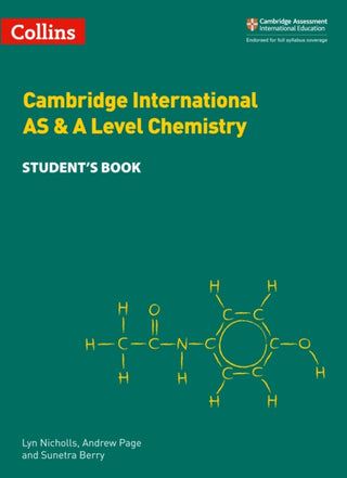 Cover image for 9780008322588 - Cambridge International AS & A Level Chemistry Student's Book