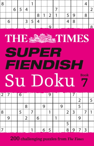 Cover image for 9780008342951 - The Times Super Fiendish Su Doku Book 7