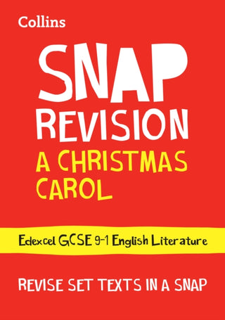 Cover image for 9780008353056 - A Christmas Carol: Edexcel GCSE 9-1 English Literature Text Guide