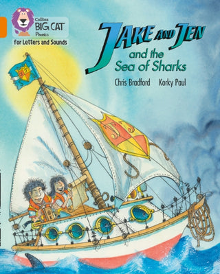 Cover image for 9780008357771 - Jake and Jen and the Sea of Sharks