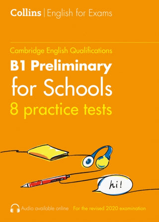 Cover image for 9780008367541 - Practice Tests for B1 Preliminary for Schools (PET) (Volume 1)