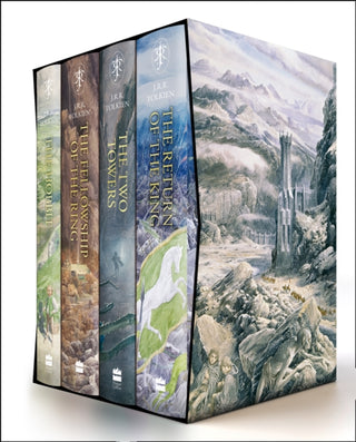 Cover image for 9780008376109 - The Hobbit & The Lord of the Rings Boxed Set