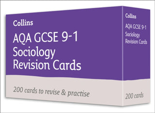 Cover image for 9780008399320 - AQA GCSE 9-1 Sociology Revision Cards