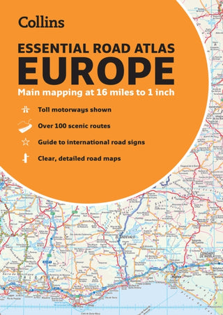 Cover image for 9780008403966 - Collins Essential Road Atlas Europe