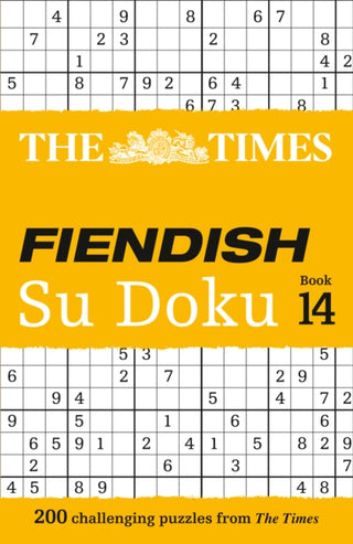 Cover image for 9780008404246 - The Times Fiendish Su Doku Book 14