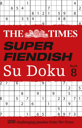 Cover image for 9780008404345 - The Times Super Fiendish Su Doku Book 8