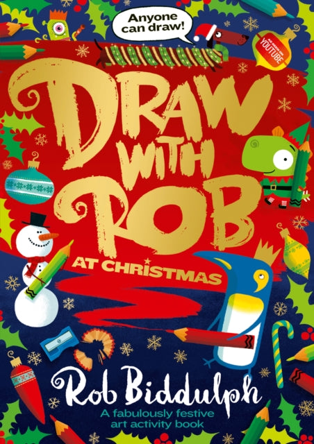 Cover image for 9780008419127 - Draw with Rob at Christmas