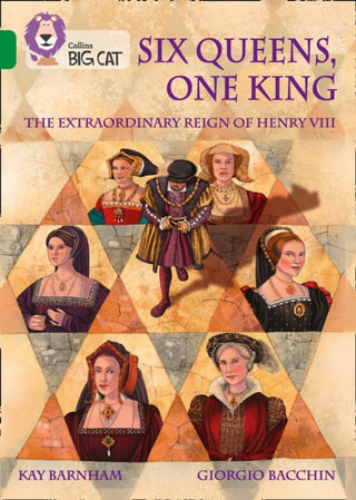 Cover image for 9780008424589 - Six Queens, One King: The Extraordinary Reign of Henry VIII