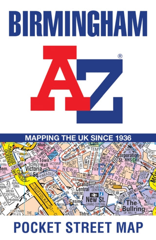 Cover image for 9780008445270 - Birmingham A-Z Pocket Street Map