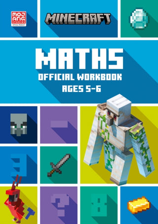 Cover image for 9780008462741 - Minecraft Maths Ages 5-6