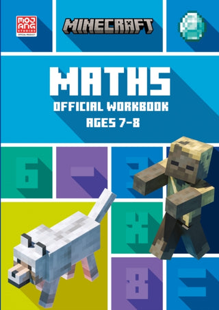 Cover image for 9780008462765 - Minecraft Maths Ages 7-8