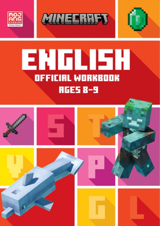 Cover image for 9780008462833 - Minecraft English Ages 8-9