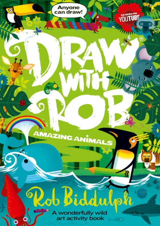 Supplemental image for 9780008479015 - Draw With Rob: Amazing Animals