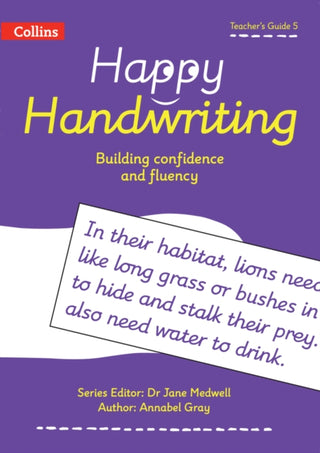 Cover image for 9780008485771 - HAPPY HANDWRITING_TG 5