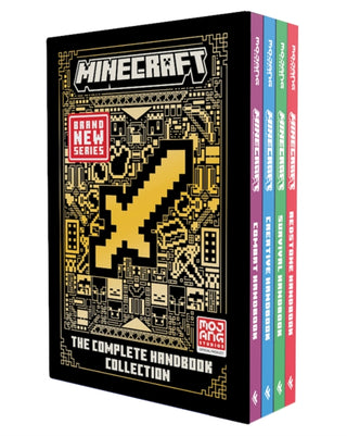 Cover image for 9780008499525 - Minecraft: The Complete Handbook Collection – 4 Book Box-Set