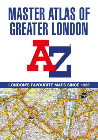 Cover image for 9780008513689 - A -Z Master Atlas of Greater London