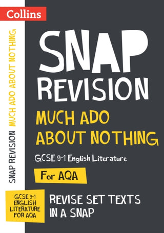 Cover image for 9780008520335 - Much Ado About Nothing AQA GCSE 9-1 English Literature Text Guide