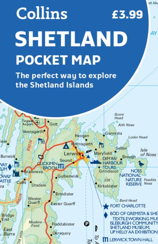 Cover image for 9780008520649 - Shetland Pocket Map