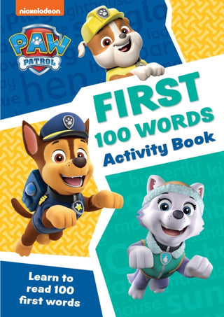 Supplemental image for 9780008526405 - PAW Patrol First 100 Words Activity Book