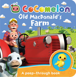 Cover image for 9780008533946 - Cocomelon: Old MacDonald’s Farm: A peep-through book