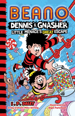 Cover image for 9780008534042 - Beano Dennis & Gnasher: Little Menace’s Great Escape