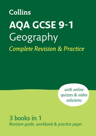 Cover image for 9780008535001 - AQA GCSE 9-1 Geography Complete Revision & Practice