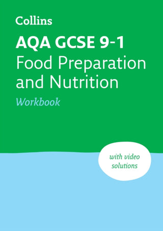 Cover image for 9780008535087 - AQA GCSE 9-1 Food Preparation & Nutrition Workbook