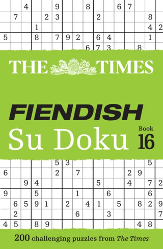 Cover image for 9780008535865 - The Times Fiendish Su Doku Book 16