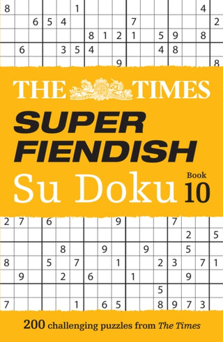 Cover image for 9780008535926 - The Times Super Fiendish Su Doku Book 10