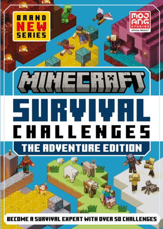 Cover image for 9780008537319 - MINECRAFT SURVIVAL CHALLENGES