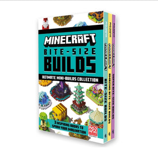 Cover image for 9780008537548 - Minecraft: Bite Size Builds Slipcase x 3
