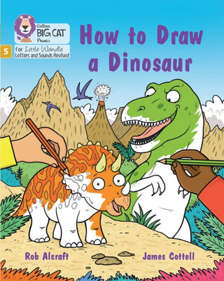 Cover image for 9780008539320 - How to Draw a Dinosaur