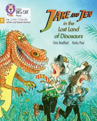 Cover image for 9780008539368 - Jake and Jen in the Lost Land of Dinosaurs