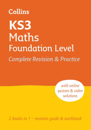 Cover image for 9780008551445 - KS3 Maths Foundation Level All-in-One Complete Revision and Practice