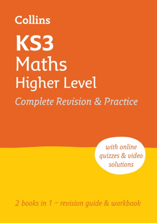 Cover image for 9780008551452 - KS3 Maths Higher Level All-in-One Complete Revision and Practice
