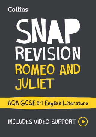Cover image for 9780008551513 - Romeo and Juliet: AQA GCSE 9-1 English Literature Text Guide