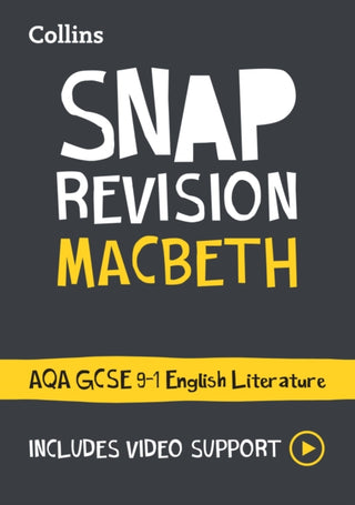 Cover image for 9780008551520 - Macbeth: AQA GCSE 9-1 English Literature Text Guide