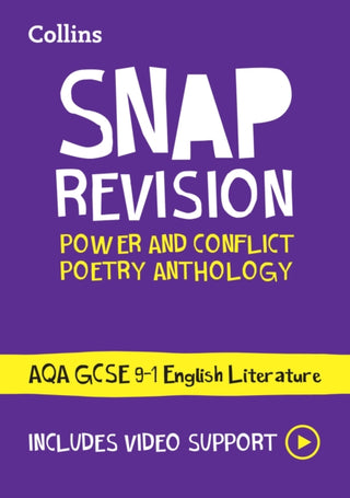 Cover image for 9780008551551 - AQA Poetry Anthology Power and Conflict Revision Guide