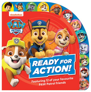 Cover image for 9780008560058 - PAW Patrol Ready for Action! Tabbed Board Book