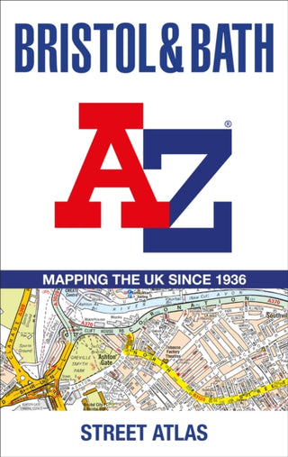 Supplemental image for 9780008560447 - Bristol and Bath A-Z Street Atlas