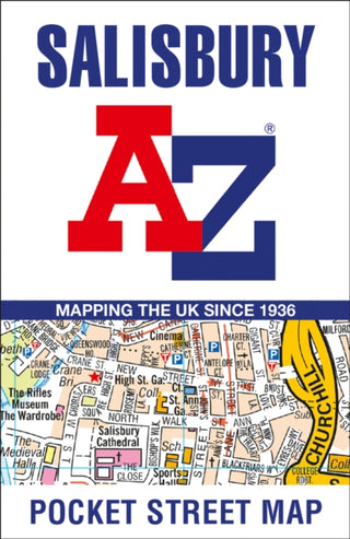 Cover image for 9780008560522 - Salisbury A-Z Pocket Street Map