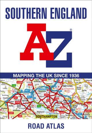 Cover image for 9780008560560 - Southern England A-Z Road Atlas