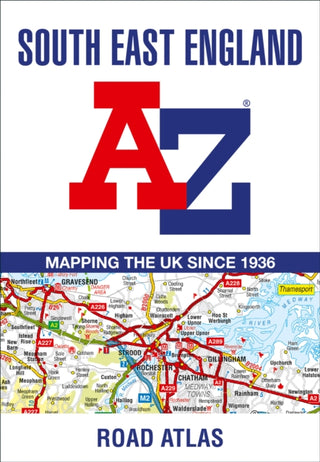 Supplemental image for 9780008560584 - South East England A-Z Road Atlas