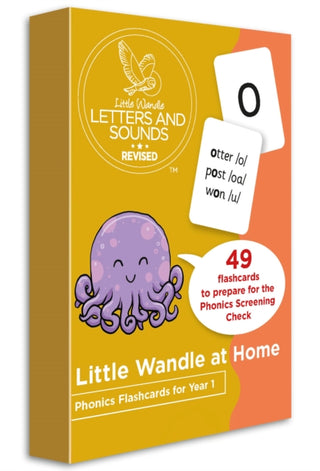 Cover image for 9780008563745 - Little Wandle at Home Phonics Flashcards for Year 1