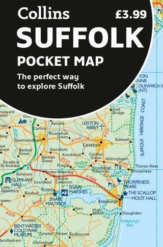 Cover image for 9780008580018 - Suffolk Pocket Map