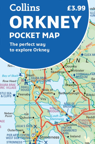 Cover image for 9780008580049 - Orkney Pocket Map