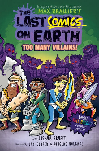 Cover image for 9780008588274 - The Last Comics on Earth: Too Many Villains!