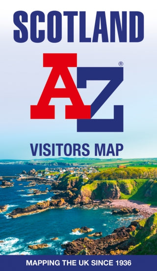 Cover image for 9780008604424 - Scotland A-Z Visitors Map